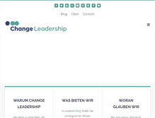 Tablet Screenshot of change-leadership.org